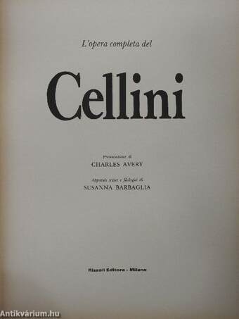 L'opera completa del Cellini