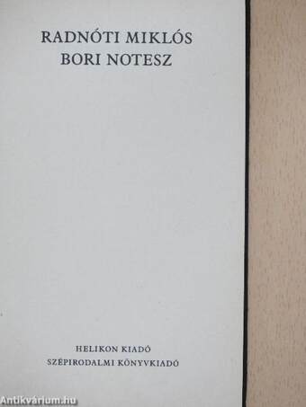 Bori notesz