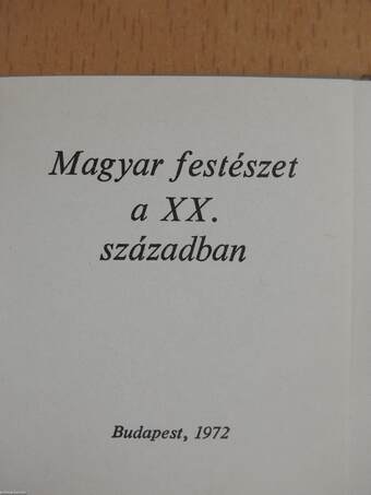 Magyar festészet a XX. században (minikönyv)