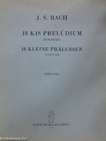 18 kis prelúdium