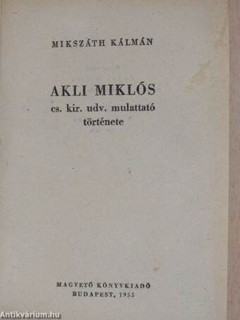 Akli Miklós