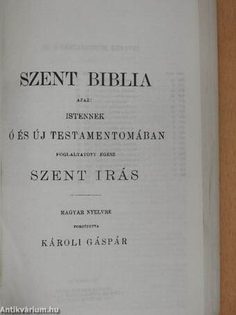 Szent Biblia
