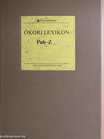 Ókori lexikon II/2. (töredék)