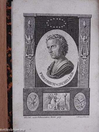 "27 kötet a Friedrich von Shcillers Werke sorozatból" (nem teljes sorozat)/Friedrich von Schillers Leben und Wirken als Mensch und Gelehrter (gótbetűs)