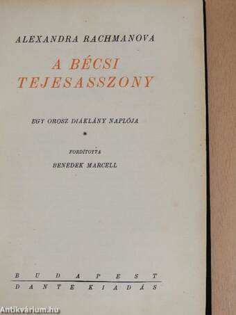 A bécsi tejesasszony