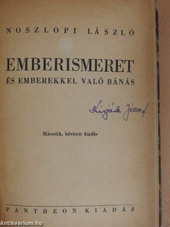 Emberismeret és emberekkel való bánás