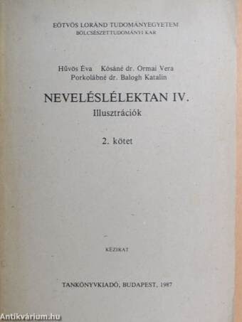 Neveléslélektan IV/2. (töredék)