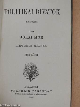 Politikai divatok I-III.