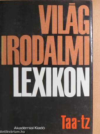 Világirodalmi Lexikon 15. (töredék)