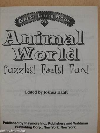 Great Little Book of Animal World