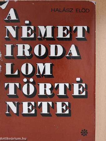 A német irodalom története I. (töredék)