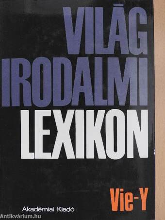 Világirodalmi Lexikon 17. (töredék)