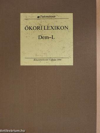 Ókori lexikon I/2. (töredék)