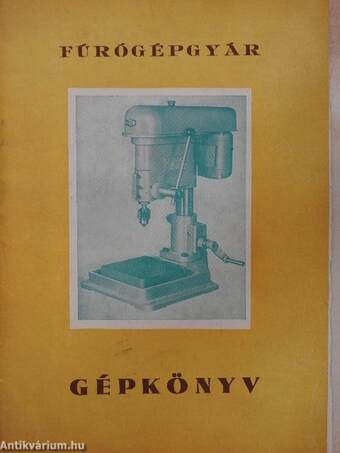 Gépkönyv az FPa jelű asztali fúrógéphez