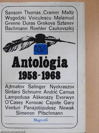 Nagyvilág antológia 1958-1968. 1. (töredék)