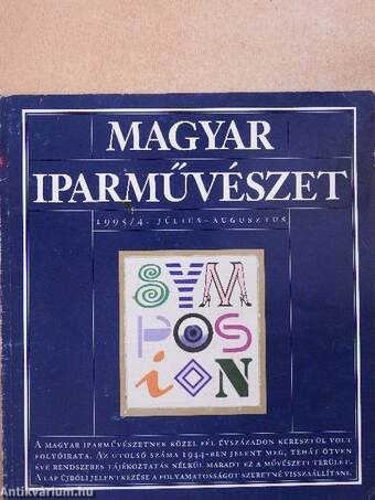 Magyar Iparművészet 1995/4.
