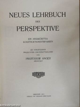 Neues Lehrbuch der Perspektive