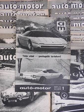 Autó-Motor 1975. (nem teljes évfolyam)