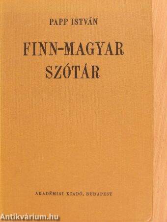 Finn-magyar szótár