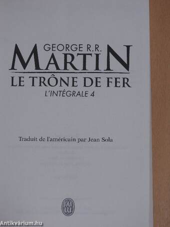 Le trone de fer - L'intégrale 4.