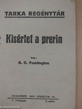 Kisértet a prerin