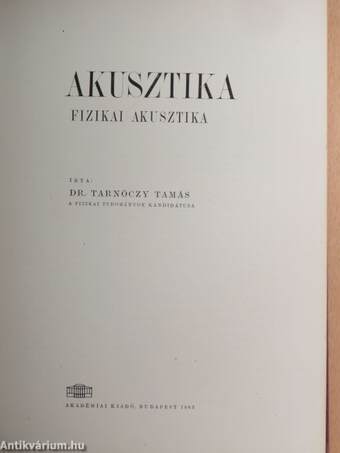 Akusztika