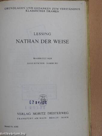 Nathan der Weise