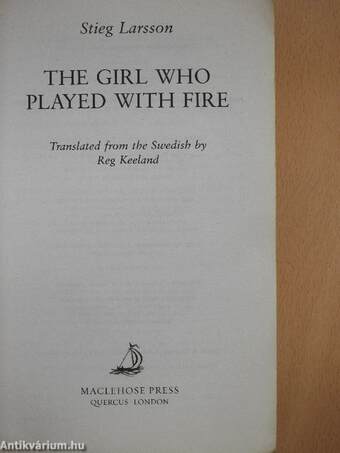 The Girl who Played with Fire