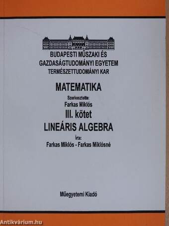 Matematika III.