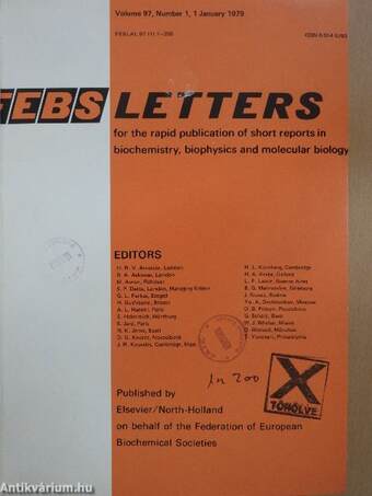 Febs Letters Volume 97, Number 1-2./Volume 98, Number 1-2.