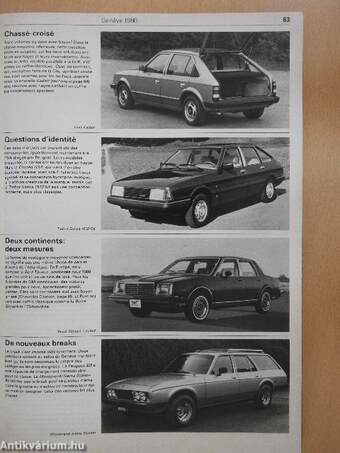 Automobil Revue/Revue Automobile 1980