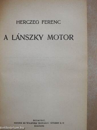 Herczeg Ferenc négy regénye