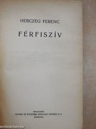 Herczeg Ferenc négy regénye