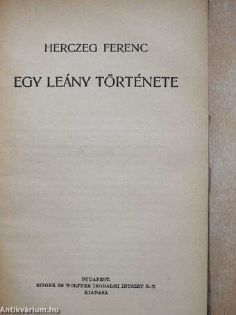 Herczeg Ferenc négy regénye