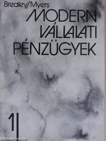 Modern vállalati pénzügyek 1.