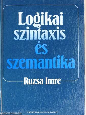 Logikai szintaxis és szemantika 2. (töredék)