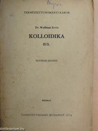 Kolloidika II/2.