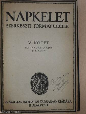 Napkelet 1925. január-május