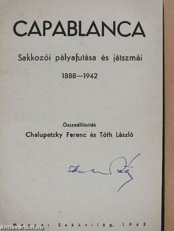 Capablanca/Capablanca veszit