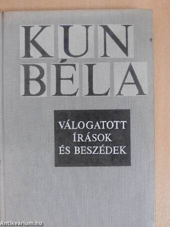 Válogatott írások és beszédek I. (töredék)