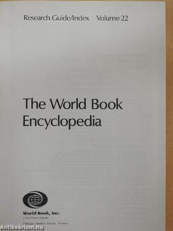 The World Book Encyclopedia 22. (töredék)