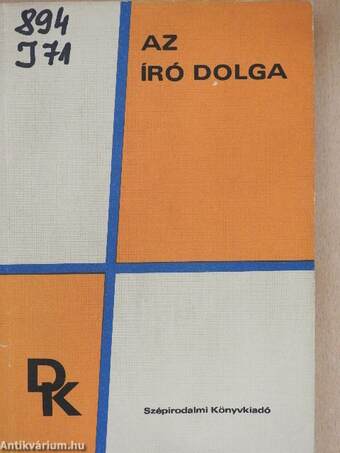 Az író dolga
