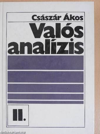 Valós analízis II.