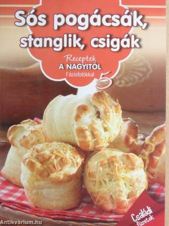 Sós pogácsák, stanglik, csigák