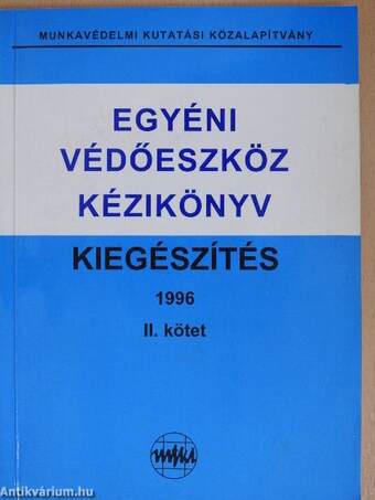 Egyéni védőeszköz kézikönyv II. (töredék)