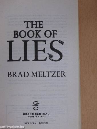 The Book of Lies