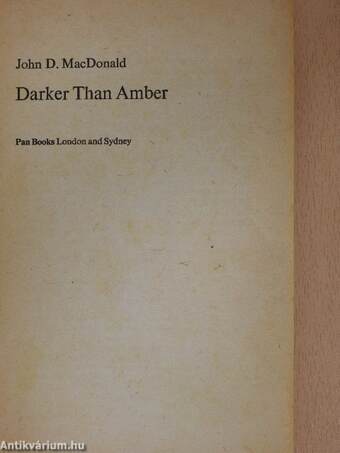 Darker Than Amber