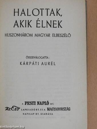 Halottak, akik élnek