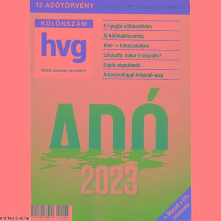 ADÓ 2023 - HVG KÜLÖNSZÁM