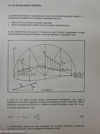 Szárnyprofil, szárny és légcsavar vizsgálata